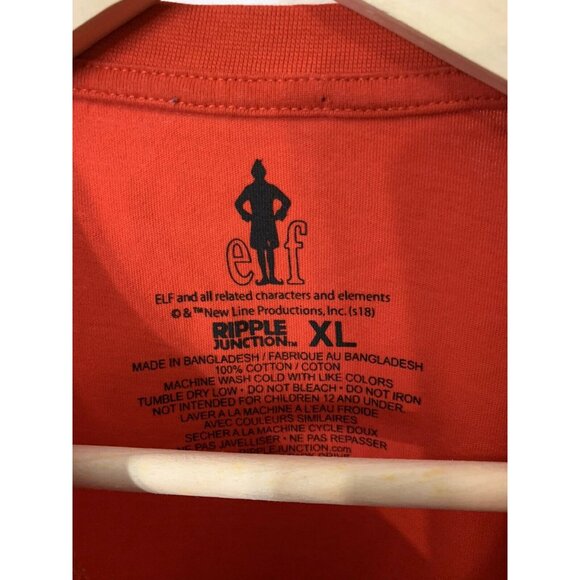 Classic Elf Movie Buddy Will Ferrel Son Of A Nutcracker Red T-Shirt Sz XL - Picture 2 of 5